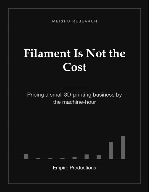 Cover of Filament Is Not the Cost